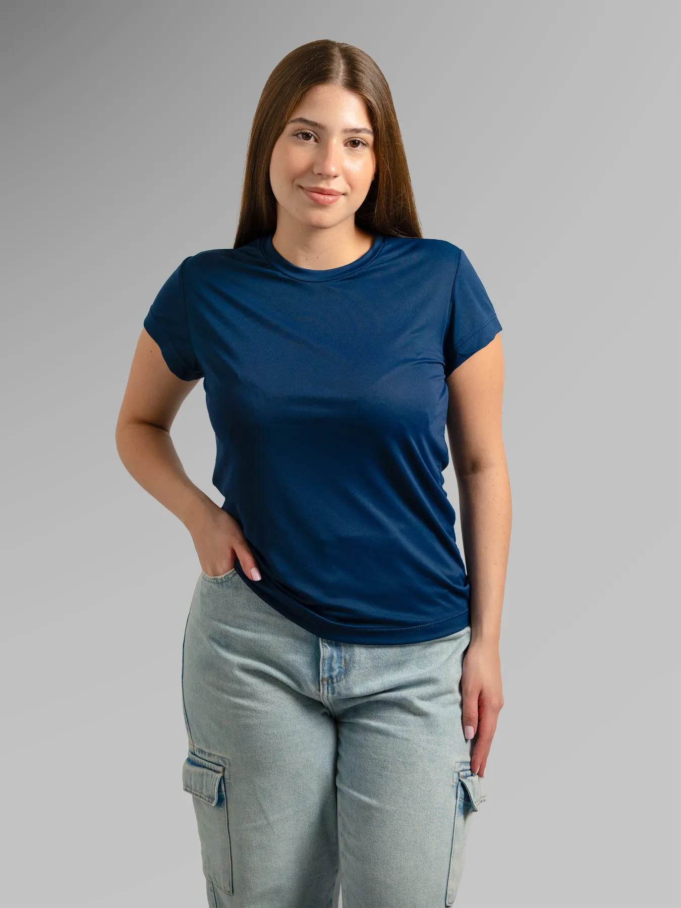 Gola careca poliamida Marinho F 02