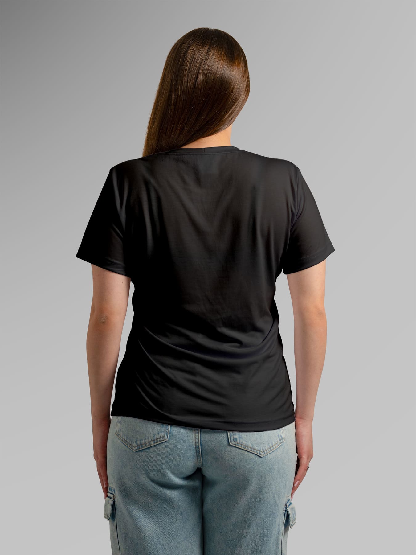 Gola careca pv baby look Preto