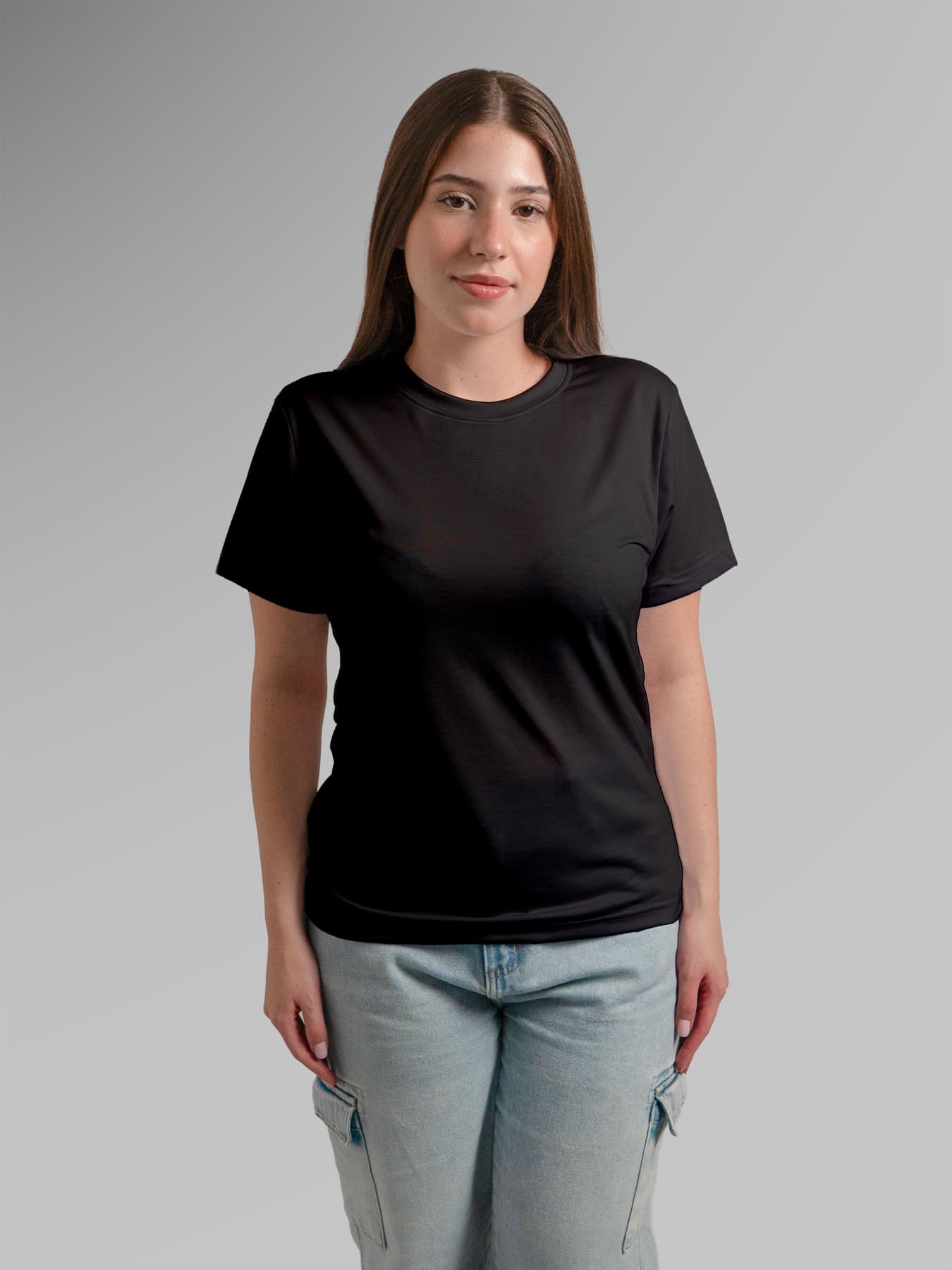 Gola careca pv baby look Preto